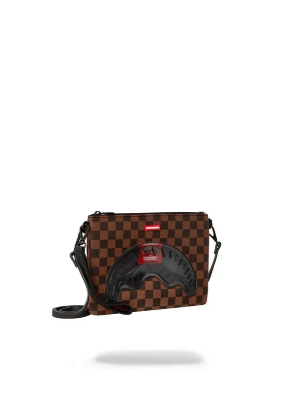 SPRAYGROUND Pochette SIP CLEAR SM EYES CROSS CLUTCH STRAP
