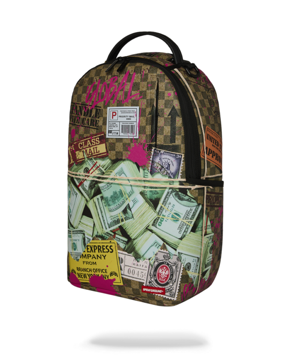 B8767_5 TORN PACKAGING DLXSV BACKPACK