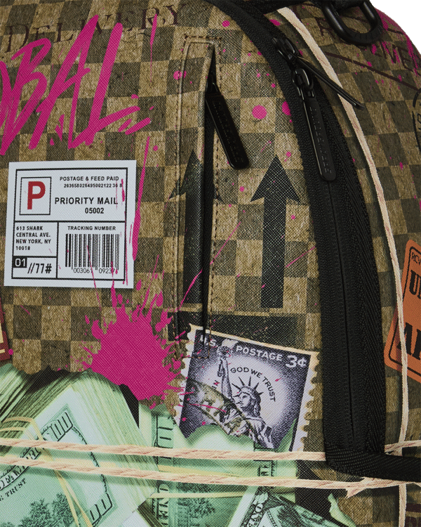 B8767_6 TORN PACKAGING DLXSV BACKPACK
