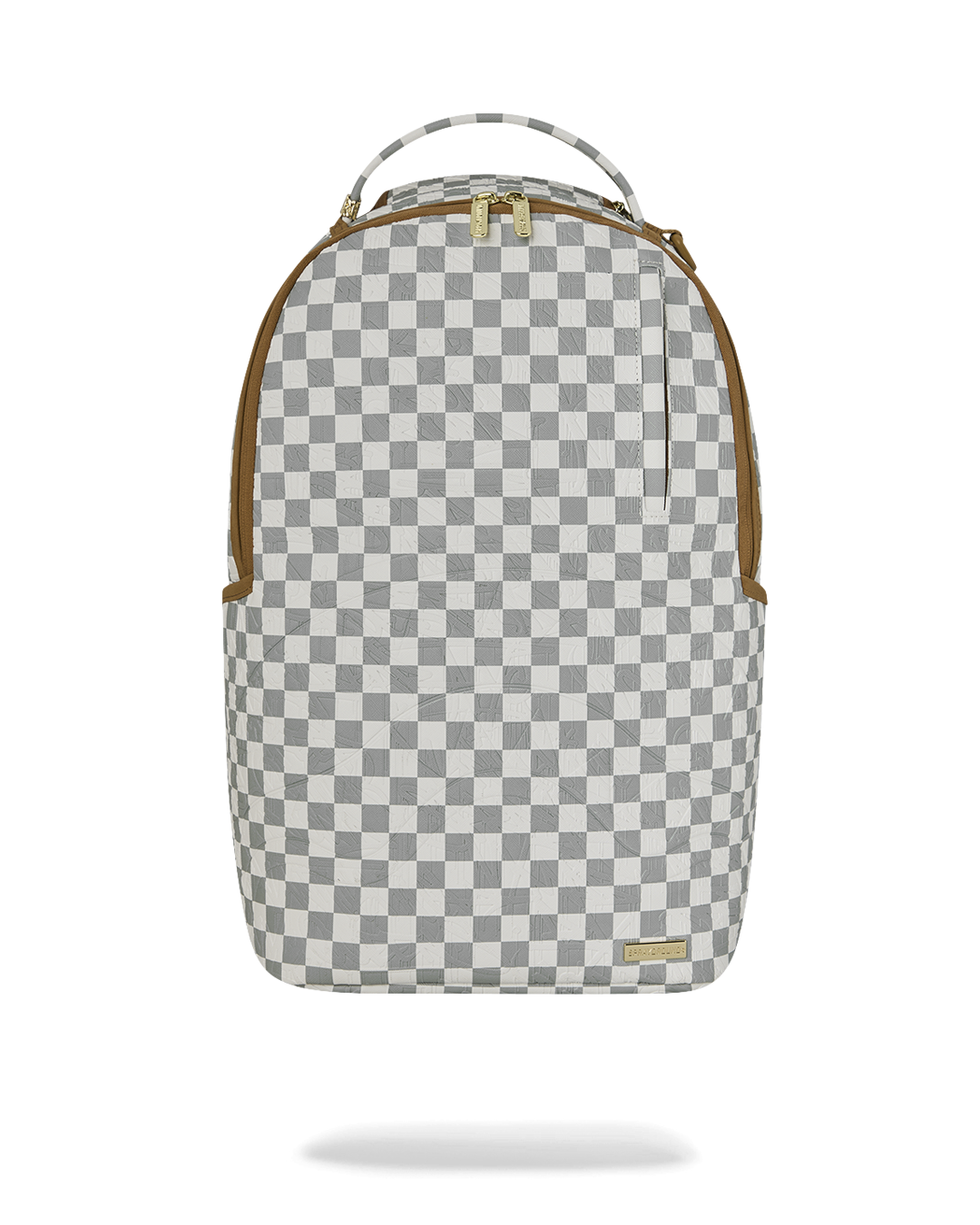GRAFF EMBOSSED CREAM CHECK DLXSV BACKPACK