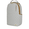 GRAFF EMBOSSED CREAM CHECK DLXSV BACKPACK