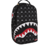 B8872_2 GRAY PEEKING CHARACTER CHECK DLXSV BACKPACK