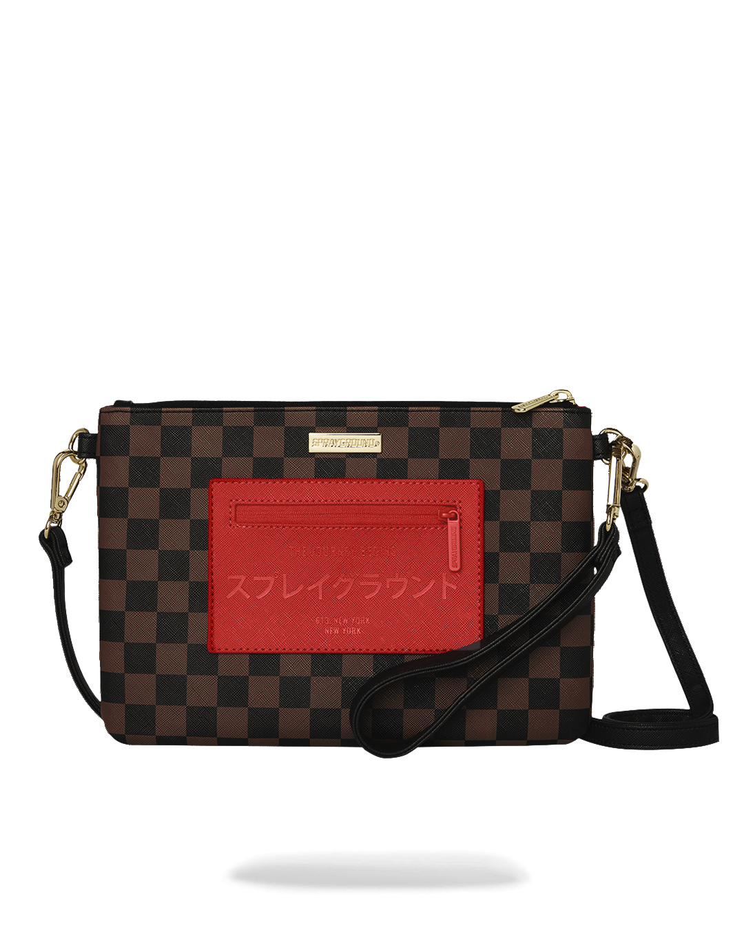 RED REDEMPTION CROSSBODY POUCHETTE