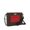 RED REDEMPTION CROSSBODY POUCHETTE
