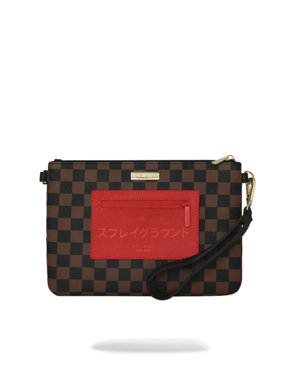RED REDEMPTION CROSSBODY POUCHETTE