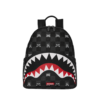 GRAY PEEKING CHARACTER CHECK SAVAGE BACKPACK