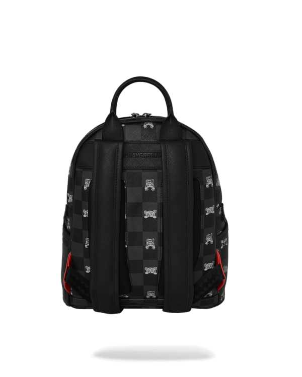 GRAY PEEKING CHARACTER CHECK SAVAGE BACKPACK