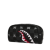 GRAY PEEKING CHARACTER CHECK PENCIL POUCH