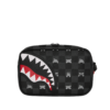 B8914_3 GRAY PEEKING CHARACTER CHECK TOILETRY BRICK