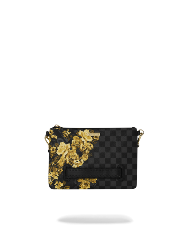 GOLD FLORAL REMIX CROSSBODY POUCHETTE