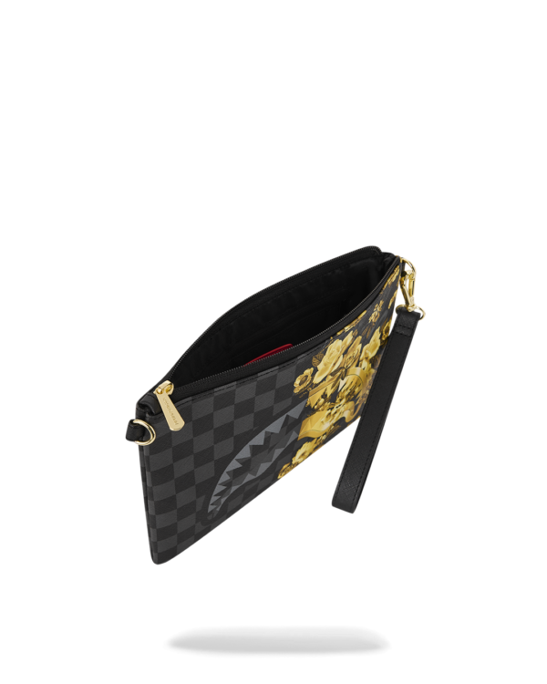 GOLD FLORAL REMIX CROSSBODY POUCHETTE