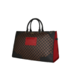 RED REDEMPTION PYRAMID DUFFLE