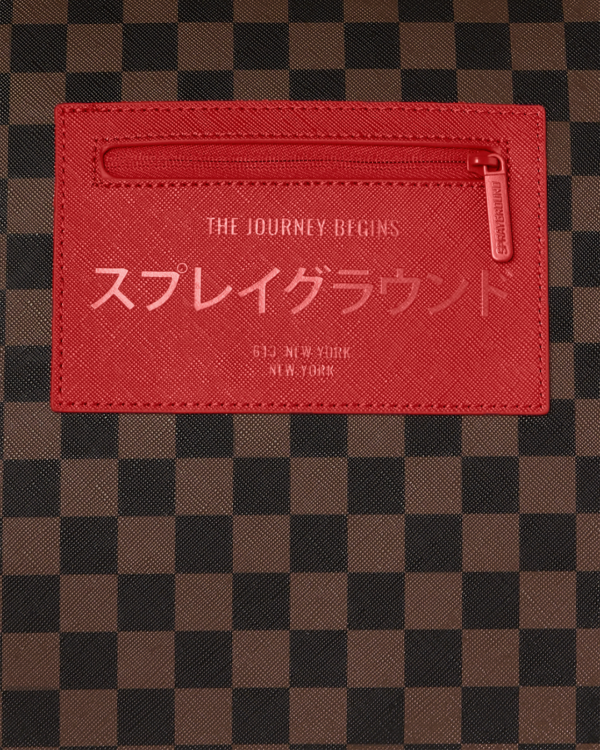 RED REDEMPTION PYRAMID DUFFLE