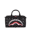 GRAY PEEKING CHARACTER CHECK MINI DUFFLE