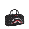 GRAY PEEKING CHARACTER CHECK MINI DUFFLE