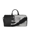 SILVER SIDE DRIP BLACK CHECK MINI DUFFLE