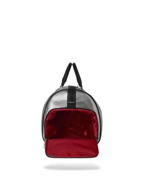 SILVER SIDE DRIP BLACK CHECK MINI DUFFLE