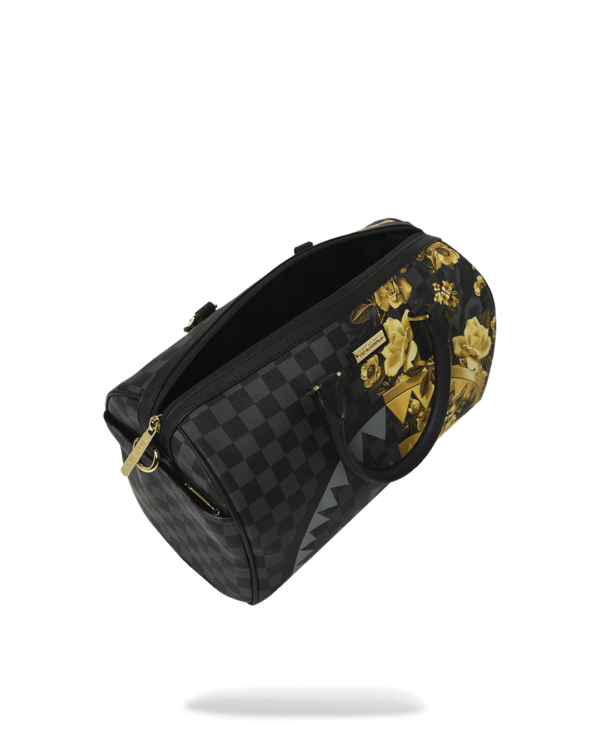 GOLD FLORAL REMIX MINI DUFFLE