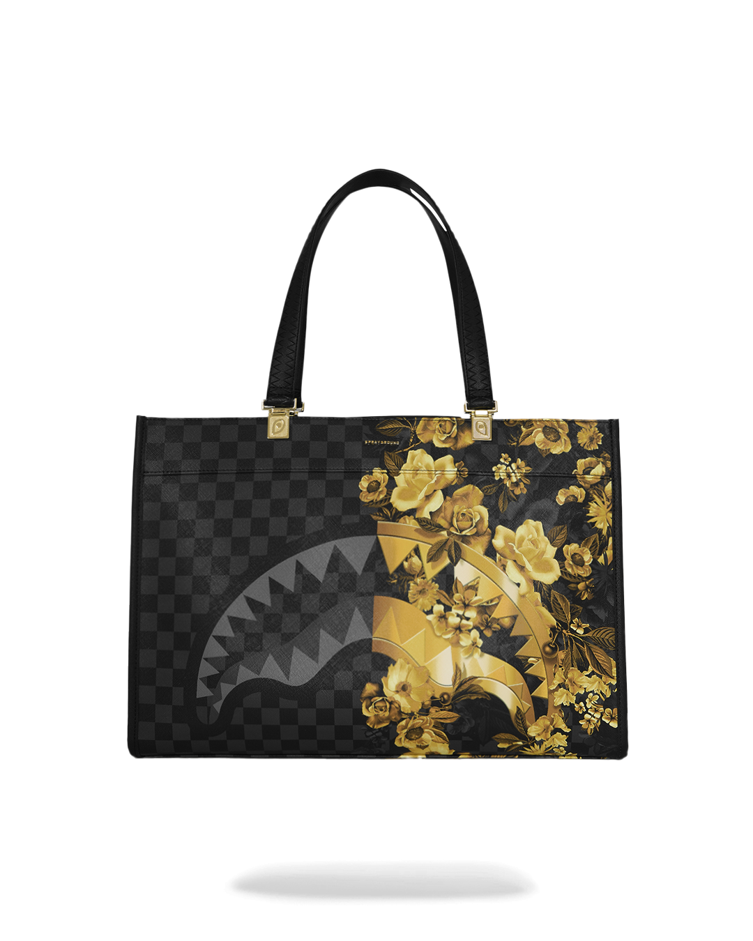 GOLD FLORAL REMIX TORTUGA TOTE