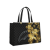 GOLD FLORAL REMIX TORTUGA TOTE
