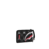 W8917_2 GRAY PEEKING CHARACTER CHECK WALLET
