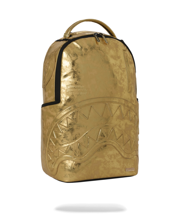 B8150_2 GOLD WEATHERED BACKPACK