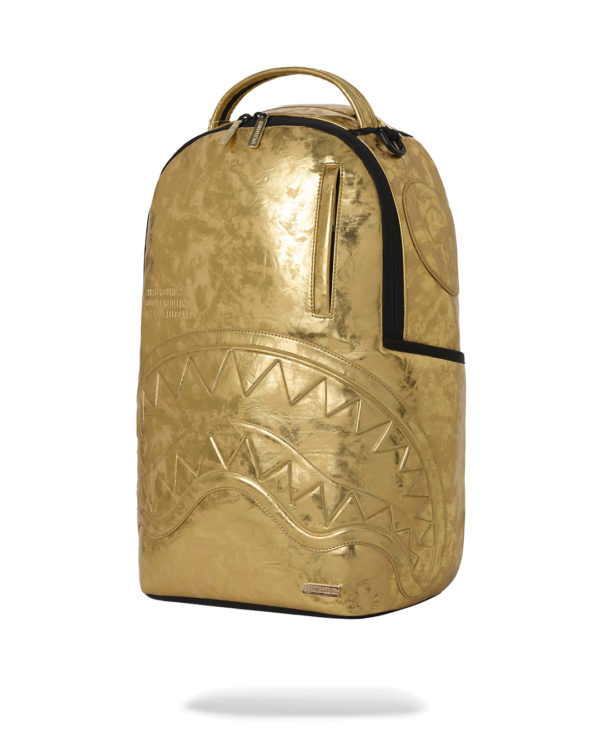 B8150_5 GOLD WEATHERED BACKPACK