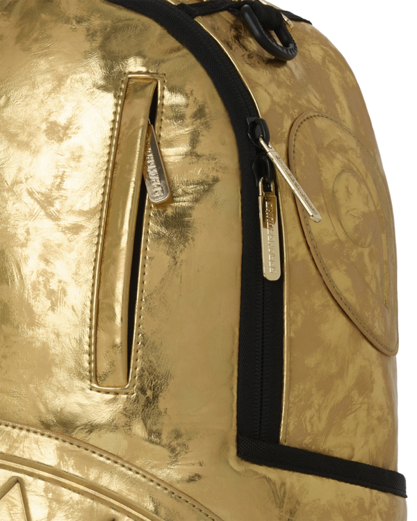 B8150_D1 GOLD WEATHERED BACKPACK