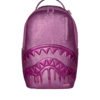 METALLIC PINK METALLIC DRIP BACKPACK