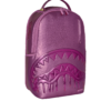 METALLIC PINK METALLIC DRIP BACKPACK