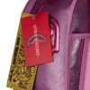 METALLIC PINK METALLIC DRIP BACKPACK