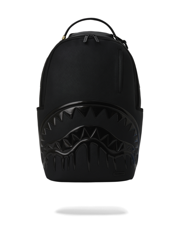 B8412_1 BLACKED OUT METALLIC DRIP BACKPACK