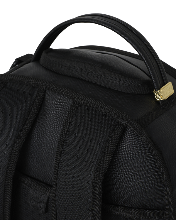 B8412_D2 BLACKED OUT METALLIC DRIP BACKPACK