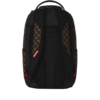 BROWN AND CREAM DRIP CHECK SHARK BACKPACK