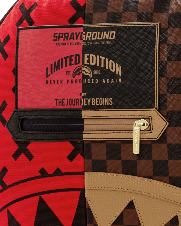 REVERSE HALF SPLIT BACKPACK
