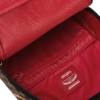 B8592_8 EMBOSSED CHECK BROWN BACKPACK
