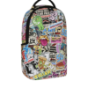 B8651_2 PUNK STICKER SHARK BACKPACK