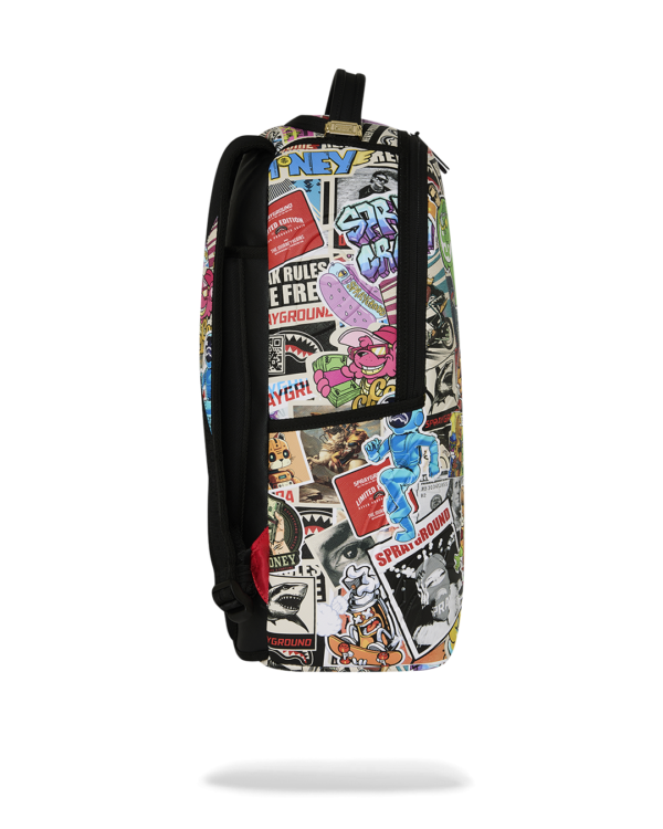 B8651_3 PUNK STICKER SHARK BACKPACK