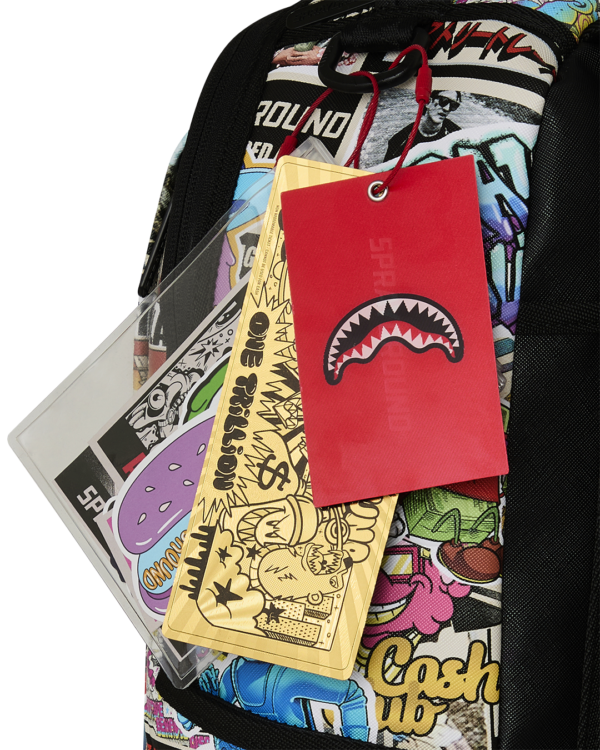 B8651_T PUNK STICKER SHARK BACKPACK