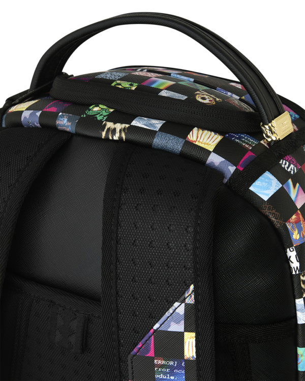 B8671_7 CRAZY CHECK BACKPACK