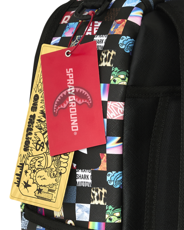 B8671_T CRAZY CHECK BACKPACK