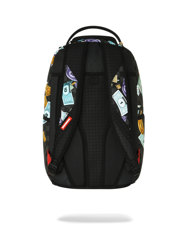 B8779_4 MONOPOLY GO SHARKMOUTH STENCIL BACKPACK