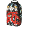 B8779_5 MONOPOLY GO SHARKMOUTH STENCIL BACKPACK