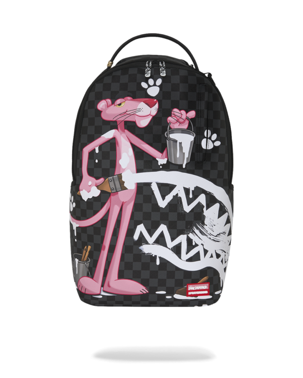 B9031_1 PINK PANTHER PAINTING BACKPACK