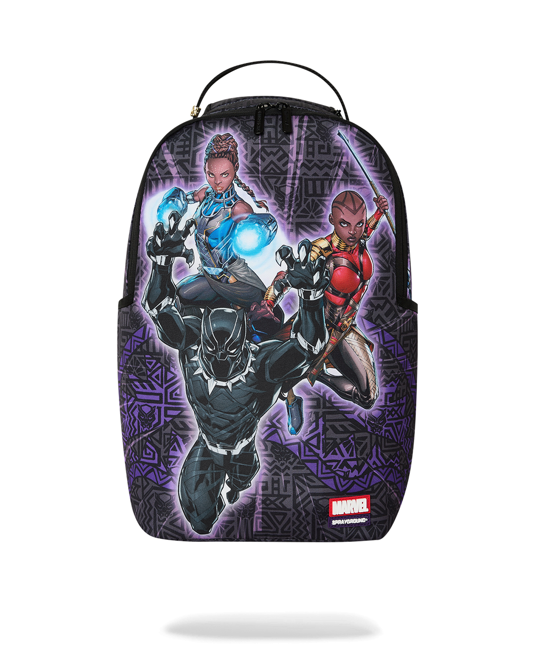 MARVEL BLACK PANTHER WAKANDA FOREVER WHTCHECK BACKPACK