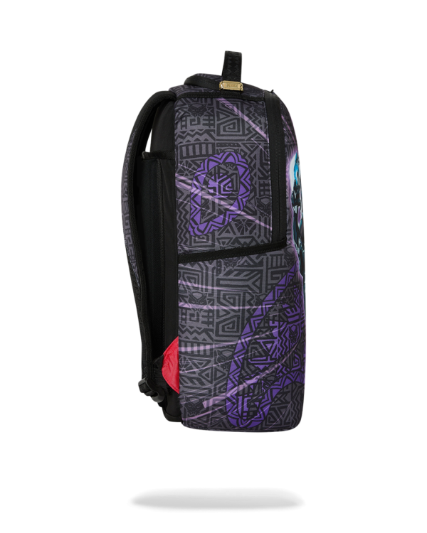 B9120_3 MARVEL BLACK PANTHER WAKANDA FOREVER WHTCHECK BACKPACK
