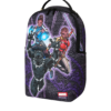 B9120_5 MARVEL BLACK PANTHER WAKANDA FOREVER WHTCHECK BACKPACK