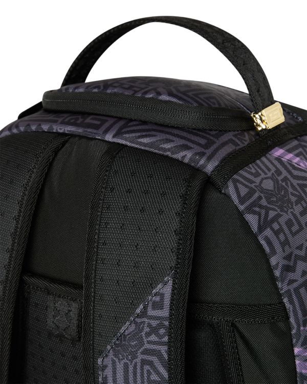 B9120_7 MARVEL BLACK PANTHER WAKANDA FOREVER WHTCHECK BACKPACK