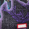 B9120_9 MARVEL BLACK PANTHER WAKANDA FOREVER WHTCHECK BACKPACK