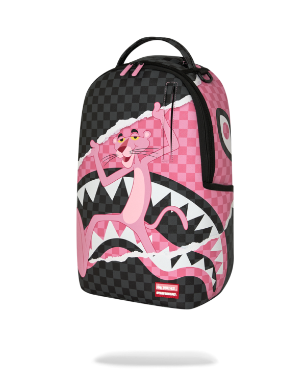 B9147_5 PINK PANTHER ON THE RUN BACKPACK